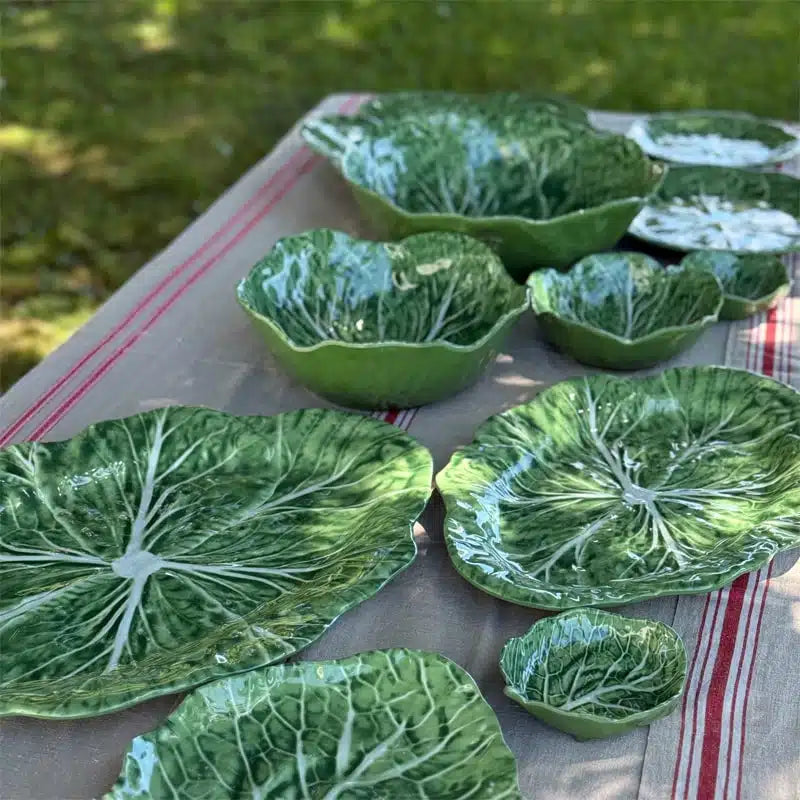 Melamine Cabbage Round Platter Large 40cm