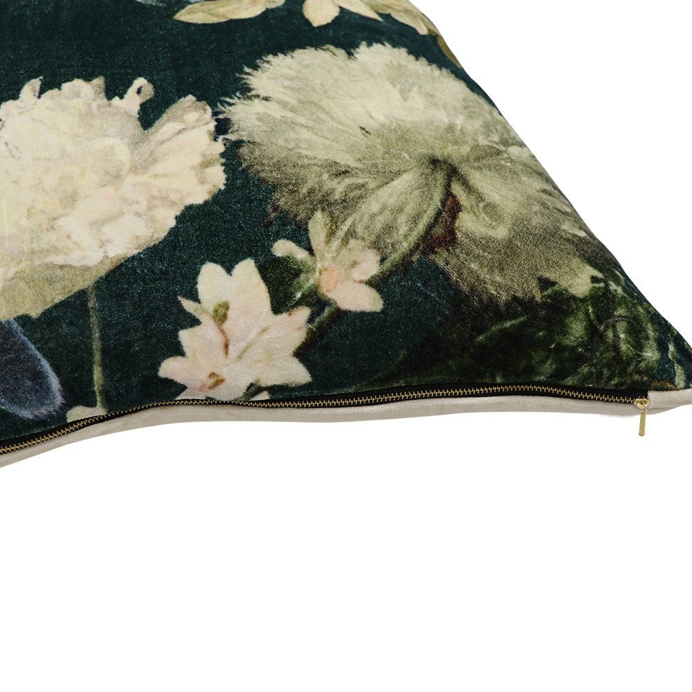 Luxury Sari Bloom Cushion - Clematis