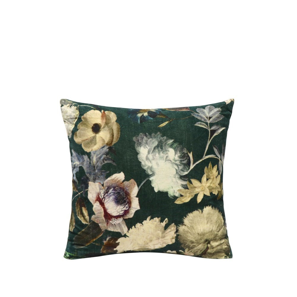 Luxury Sari Bloom Cushion - Clematis