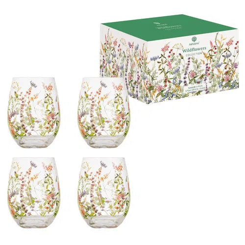 Wildflowers Crystal Tumbler - 1x