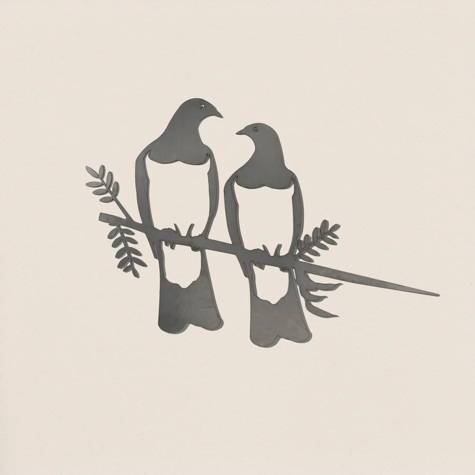 Metal Bird - Kereru Pair