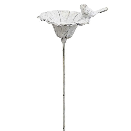Rustic White Garden Flower Stake