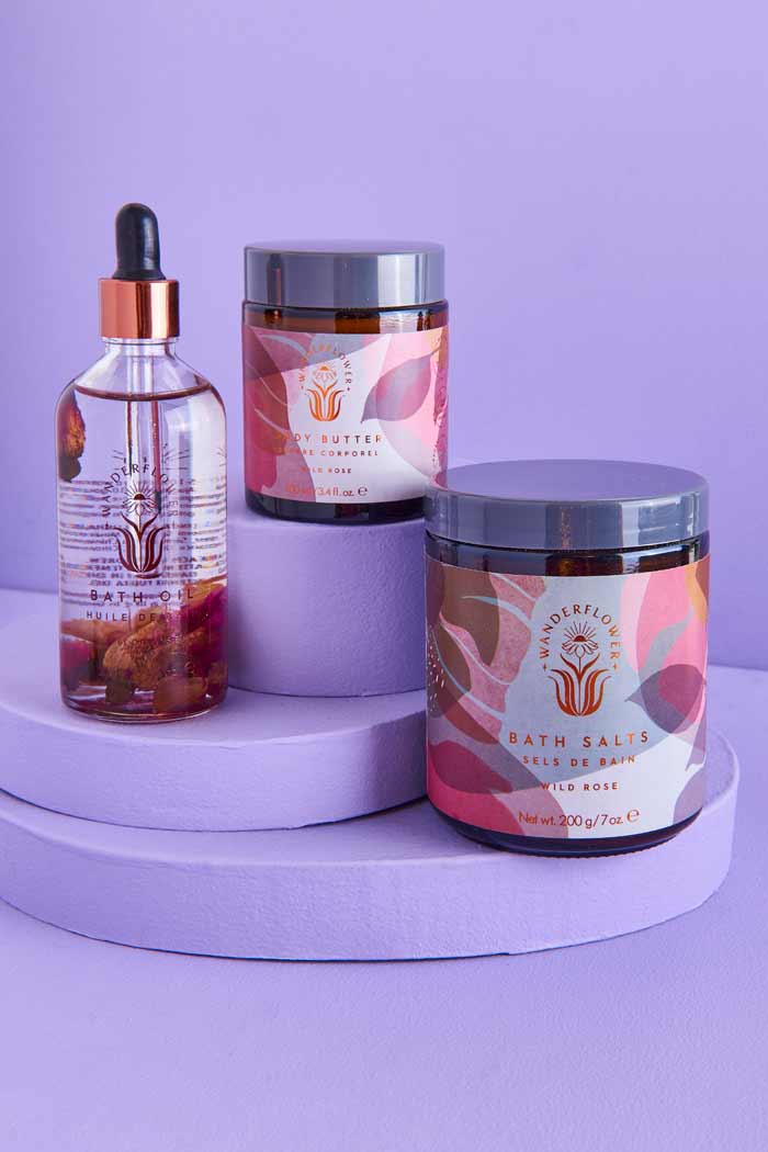 Wanderflower Time to Unwind Bathing Set