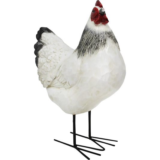 Tall Hen - White