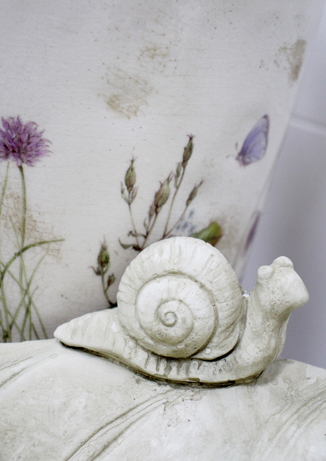 Garden Water Bowl - Snail
