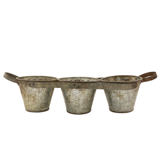 Flint Triple Planter - 57cm