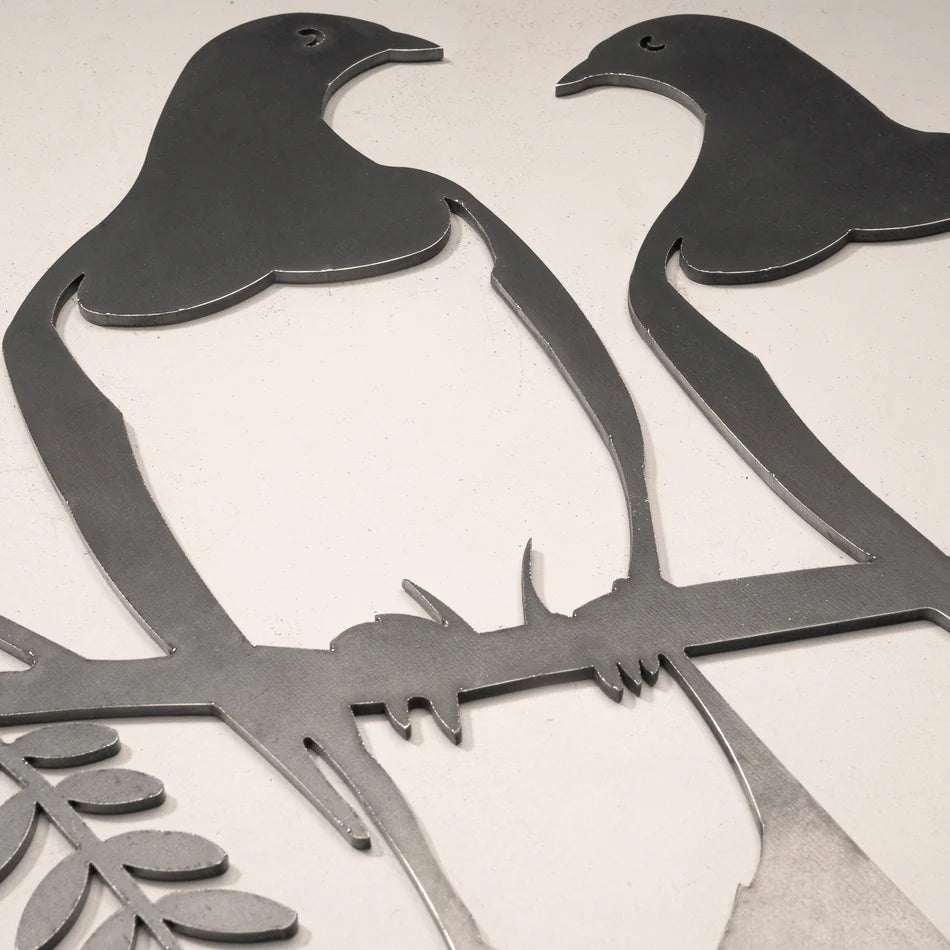 Metal Bird - Kereru Pair