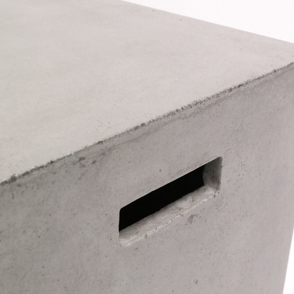 Concrete Rectangle Side Table / Stool 46cm