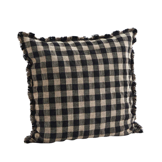 Cotton Checkered Cushion 50cm x 50cm