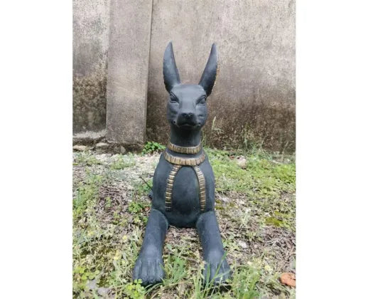 Laying Dog Statue - Outdoor