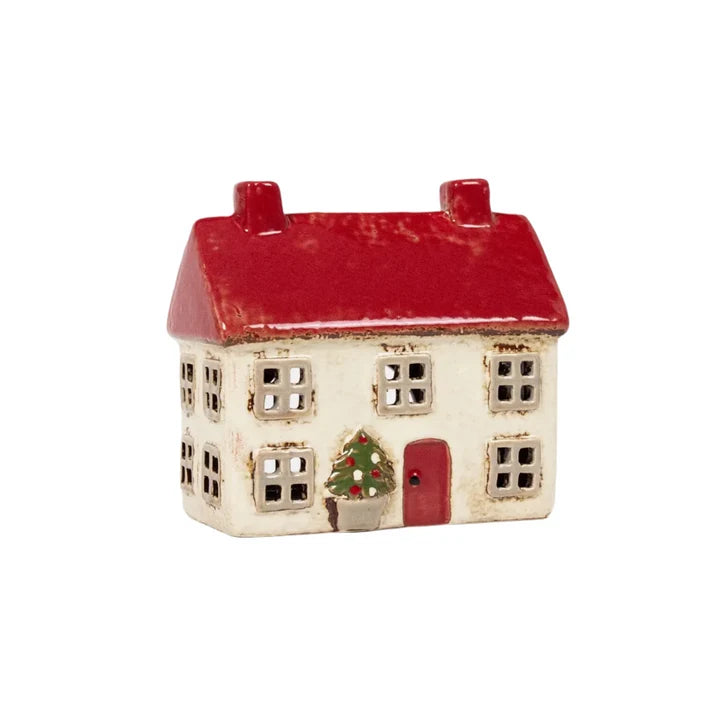Alsace Christmas Tea Light Cottage - Stone