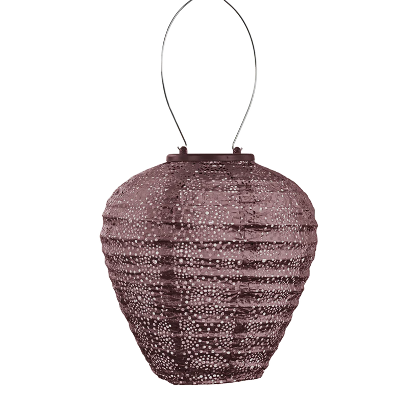 Lumiz Solar Lantern - Balloon 20cm Plum Occult