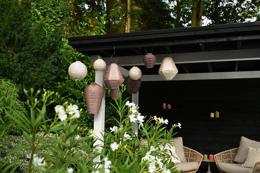 Lumiz Solar Lantern - Balloon 20cm Mocha Folia