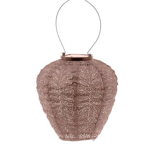 Lumiz Solar Lantern - Balloon 20cm Mocha Folia