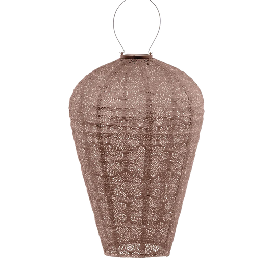 Lumiz Solar Lantern - Balloon 35cm Mocha Fiore