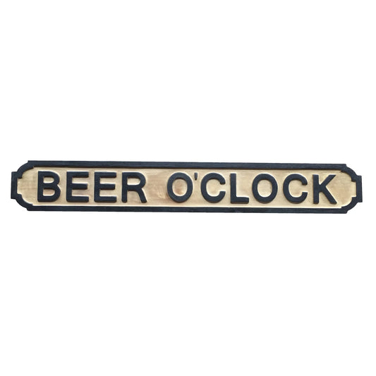Beer O'Clock Road Sign - Large