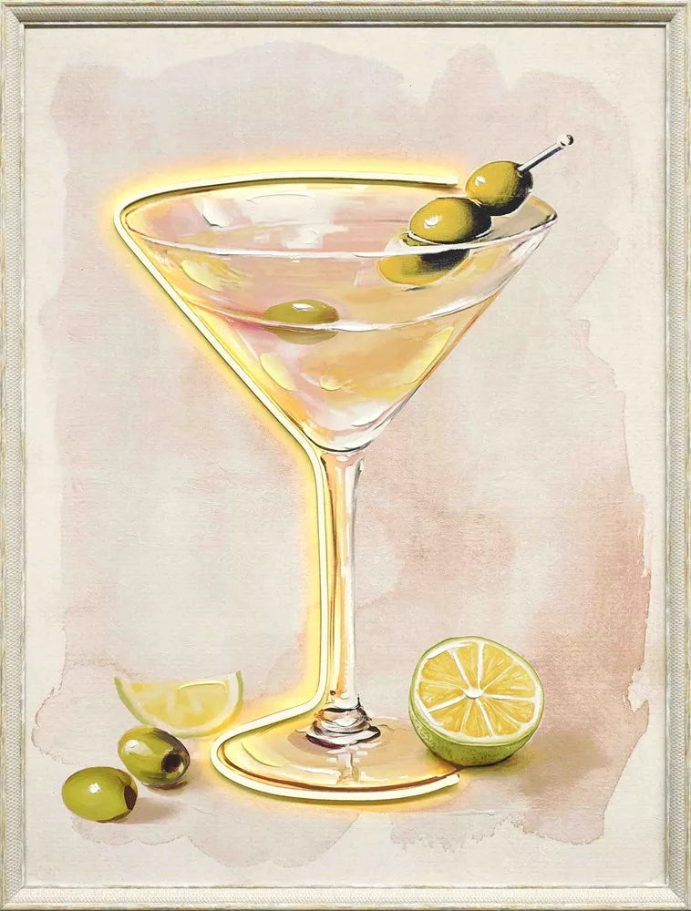 Martini LED Light Up Art