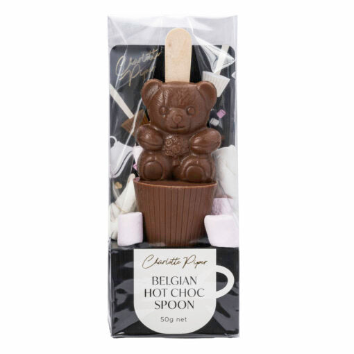 Belgian Hot Chocolate Spoon - Teddy Bear