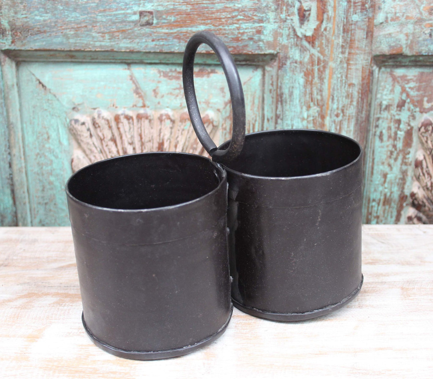 Double Iron Pot with Handle
