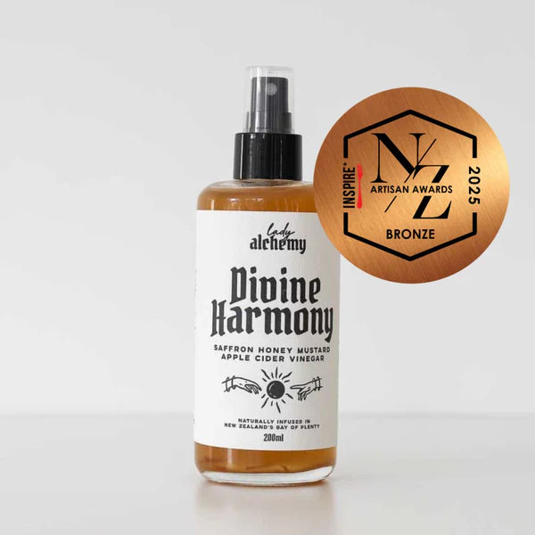 Lady Alchemy - Divine Harmony - Saffron Honey Mustard ACV Salad Spritz