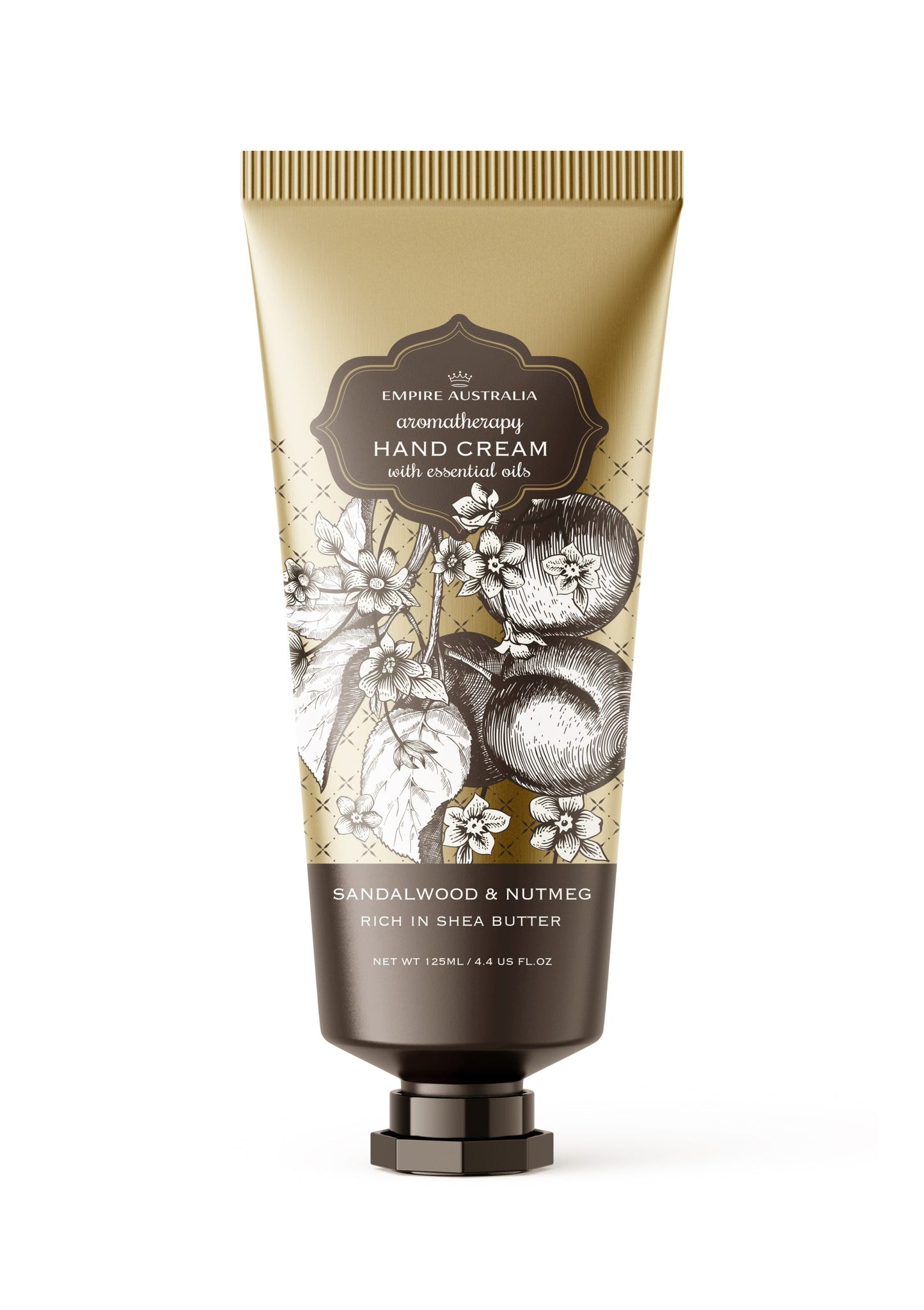 Empire Botanicals - Hand Cream Sandalwood & Nutmeg 125mls