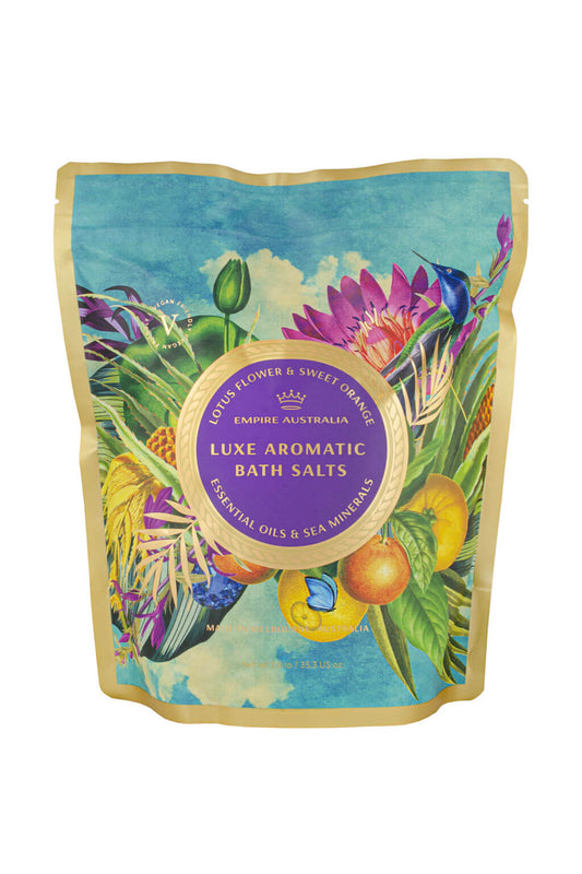 Sapphire Coast - Lotus Flower & Sweet Orange Bath Salts 1kg