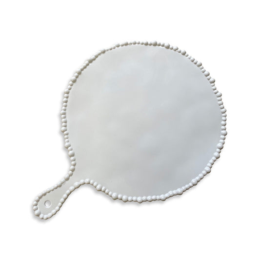 Melamine Pearl Round Platter with Handle