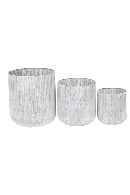 Sawyer Rustic Galvanised Planters