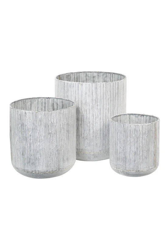 Sawyer Rustic Galvanised Planters