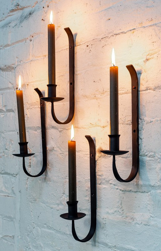 Iron Wall Candle Holders