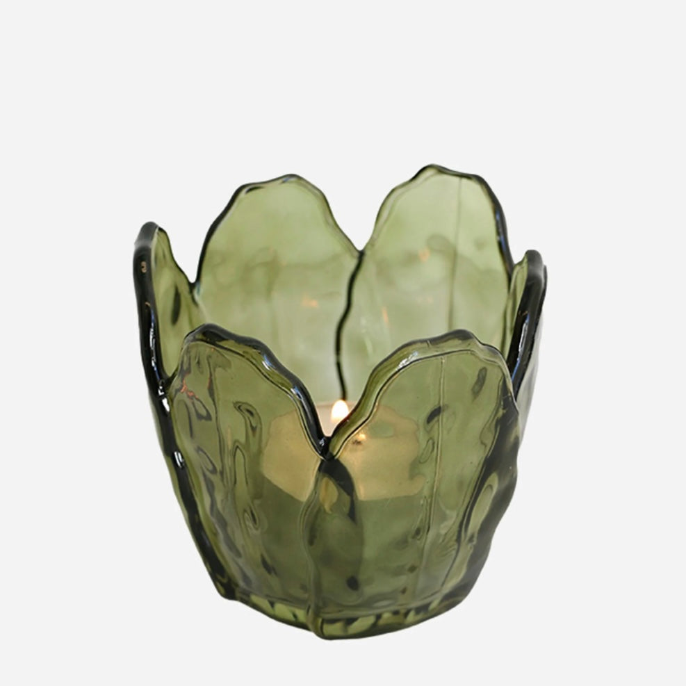 Floret Glass Candle Holder