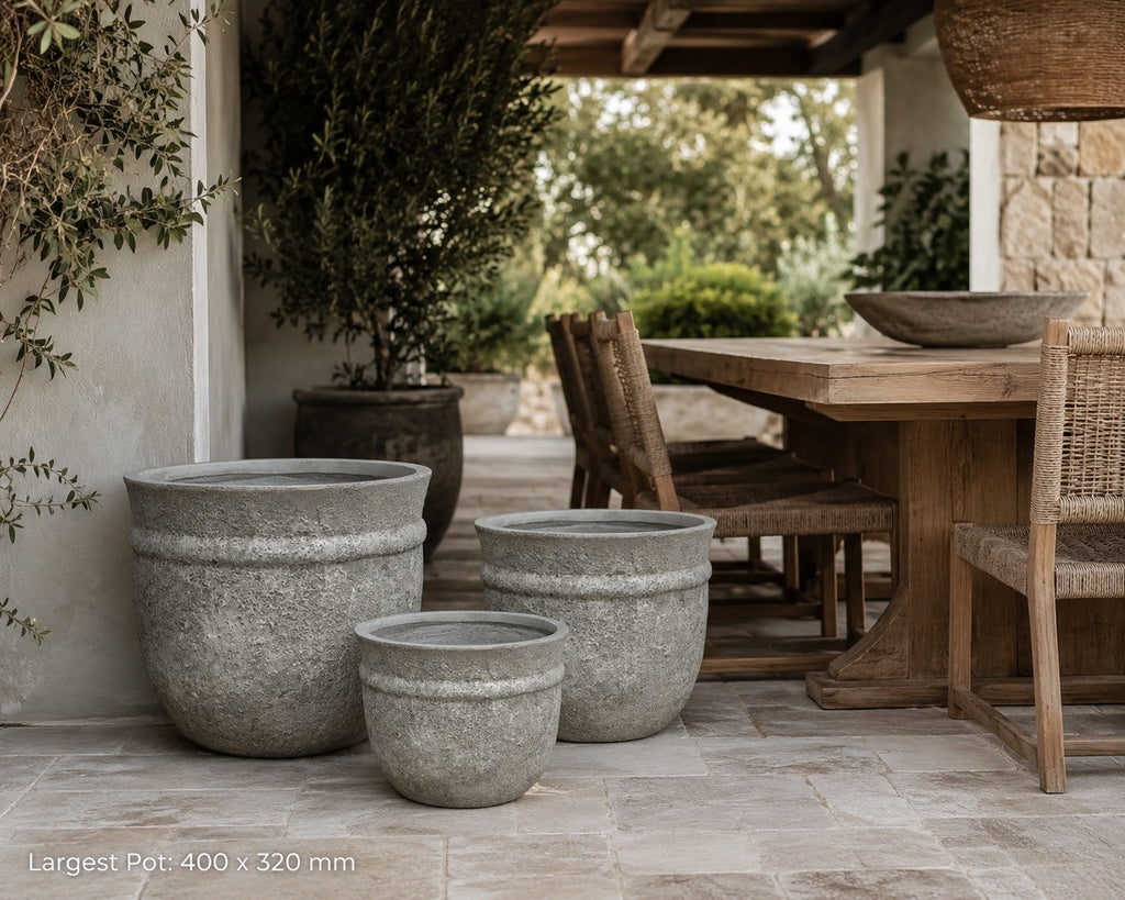 Tuscan Grey Pots