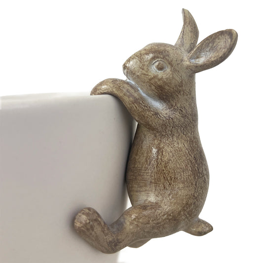 Rabbit Pot Ornament - Natural