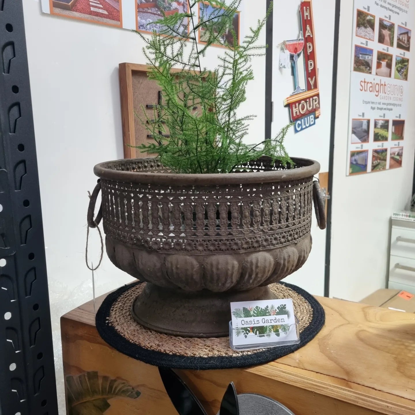 Drew Metal Planter - Small