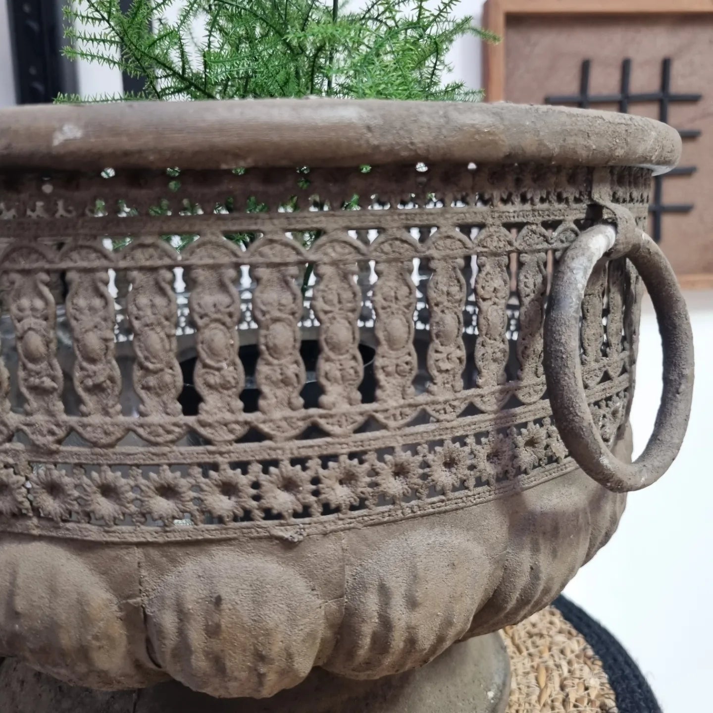 Drew Metal Planter - Small