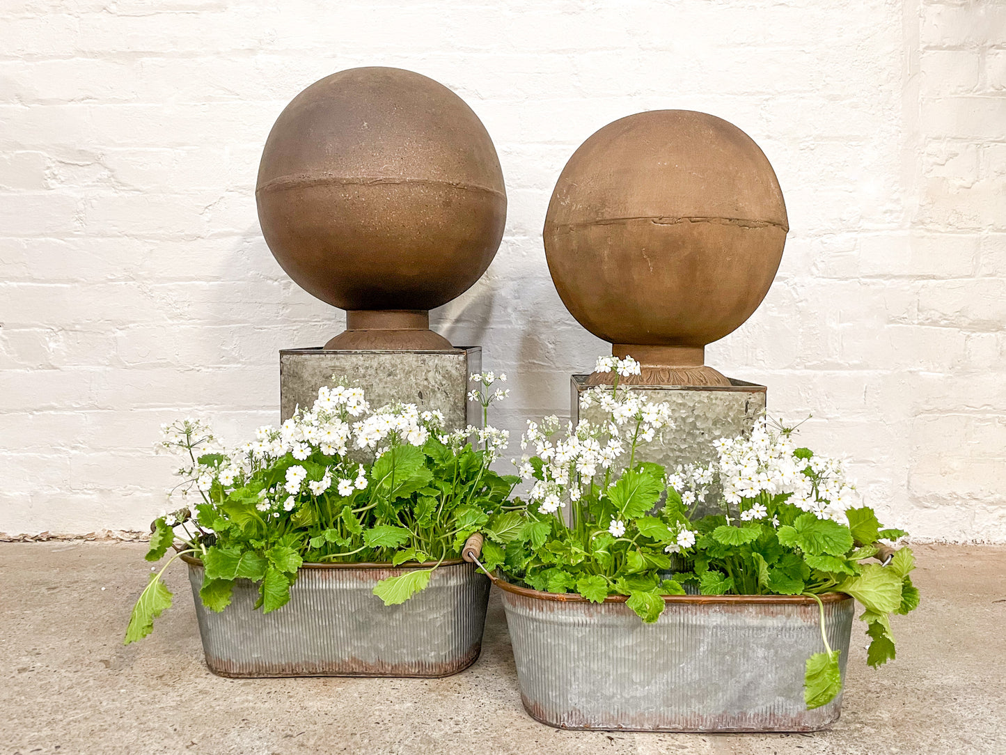 Rustic Metal Ball / Sphere
