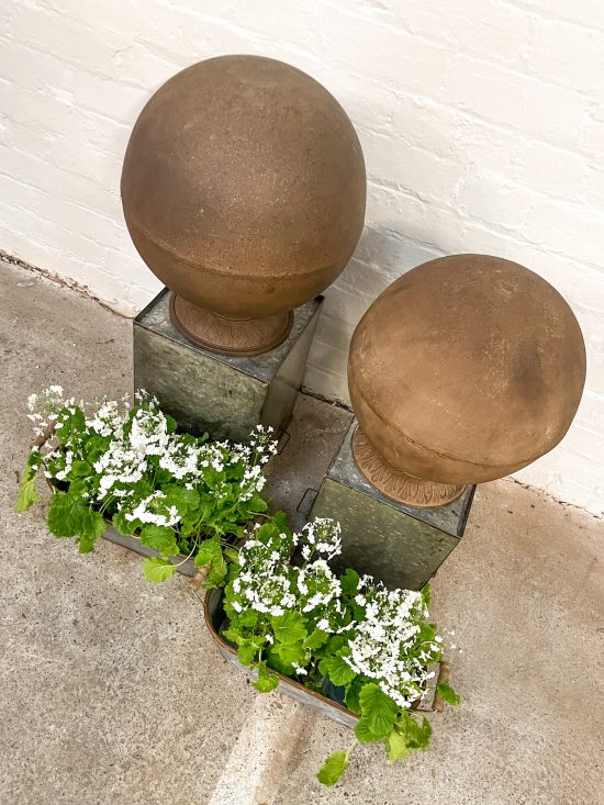 Rustic Metal Ball / Sphere