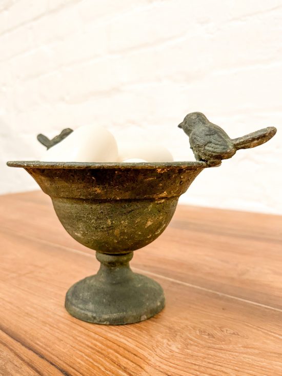 Metal Bird Bowl