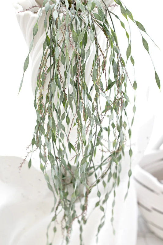 Faux Weeping Bottlebrush Hanging Bush