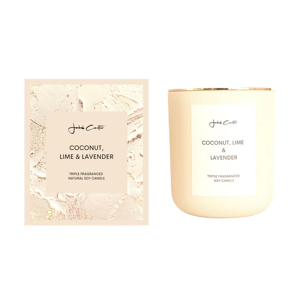 Jakob Carter - Coconut Lime & Lavender Candle 500g