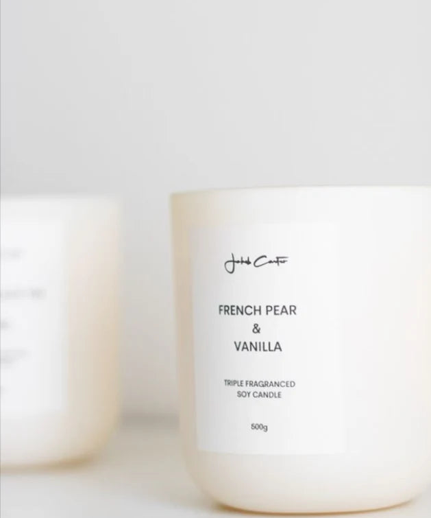Jakob Carter - French Pear and Vanilla Candle 500g