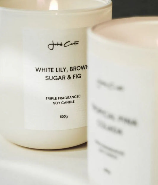Jakob Carter - White Lily Brown Sugar & Fig Candle 500g