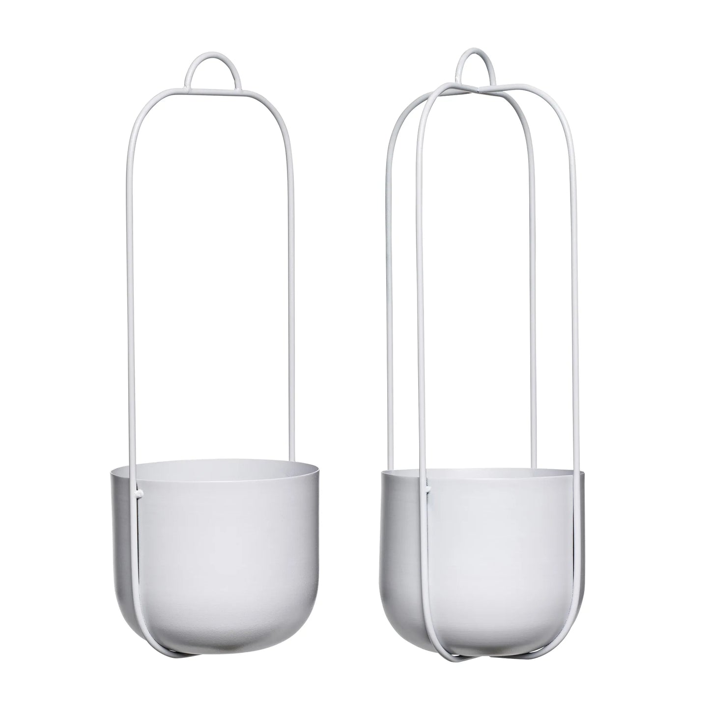 Lotus Hanging Planters - Grey