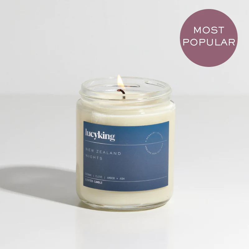 Lucy King Medium Candle - New Zealand Nights