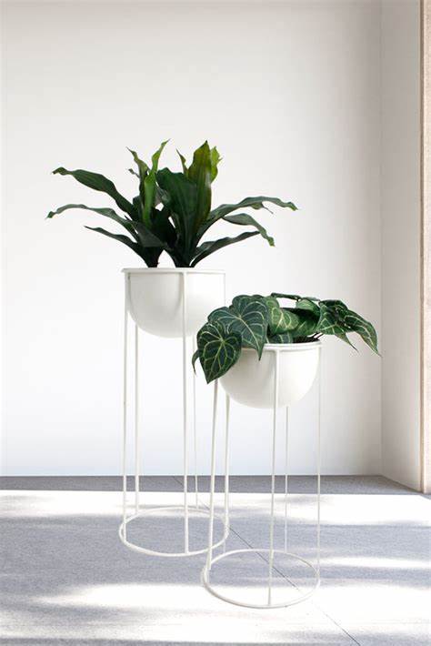 Erza Planter Stands - White