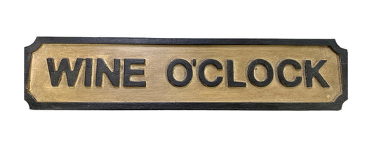Wine O'Clock Road Sign - Small