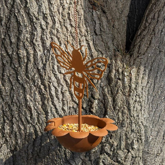 Bee Hanging Bird Feeder