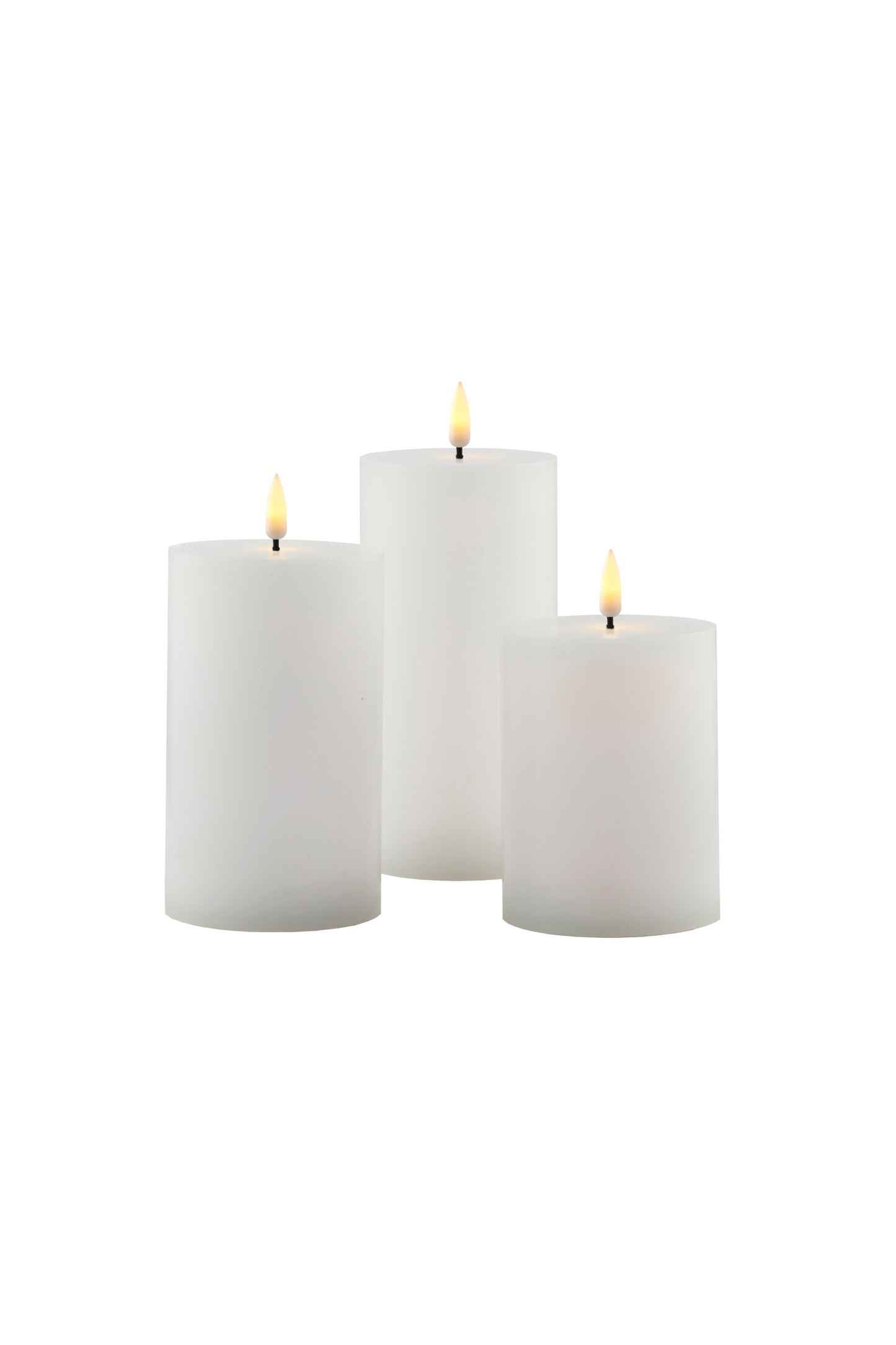 Sirius Sillie Rechargeable Candles & Charge Plate - Set of 3