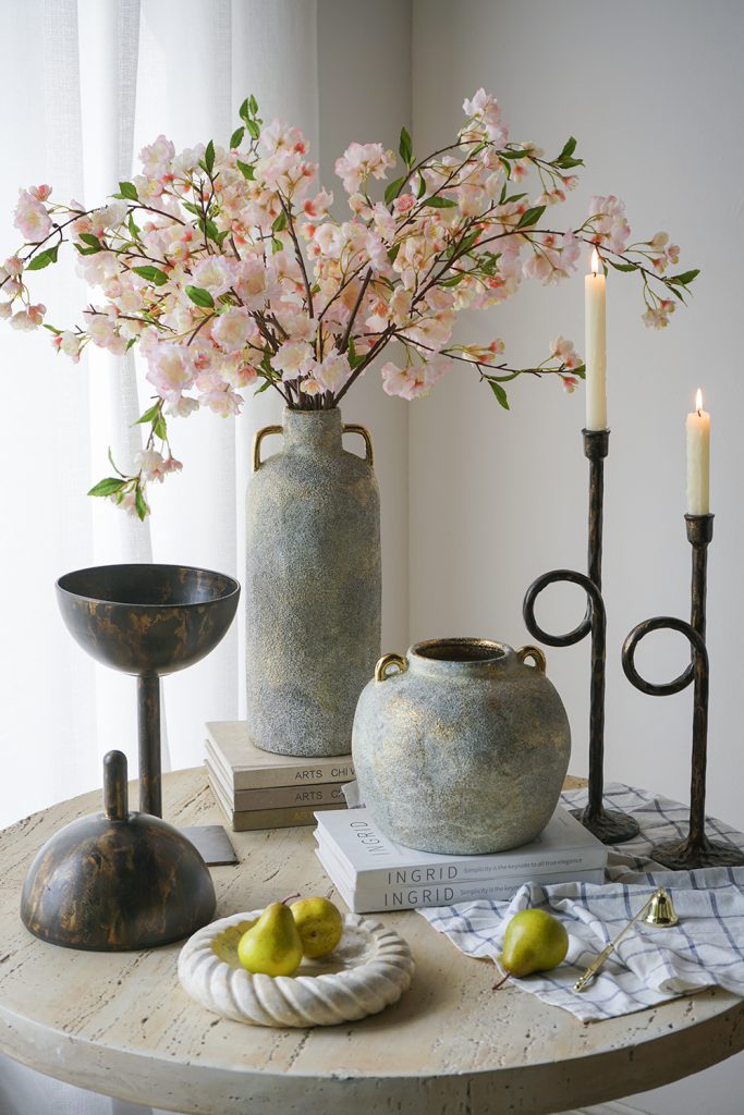 Iron Twist Candle Holders