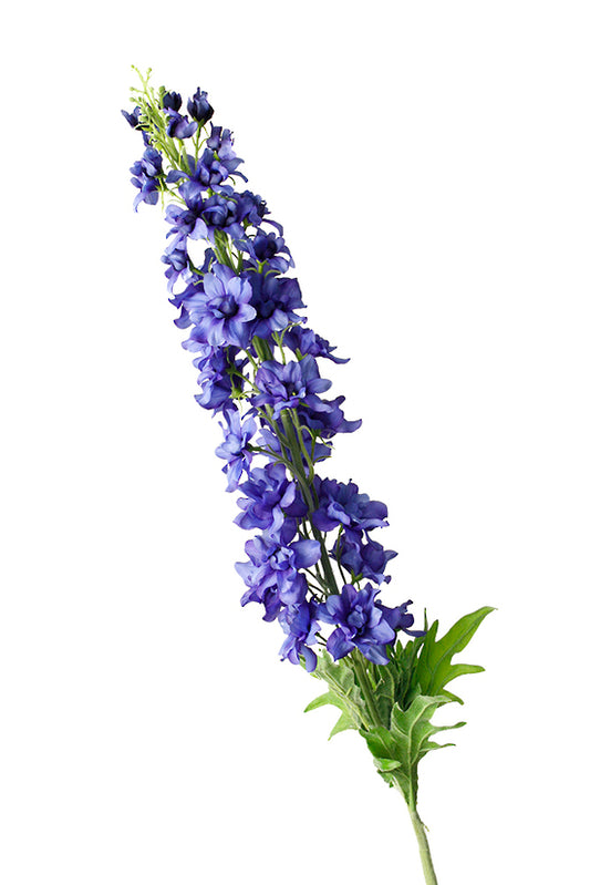 Faux Delphinium Spray Dark Blue/Purple